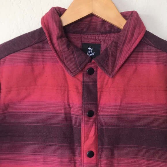 Boys shacket quilted snap up shirt jacket with pockets NEW - Picture 2 of 6